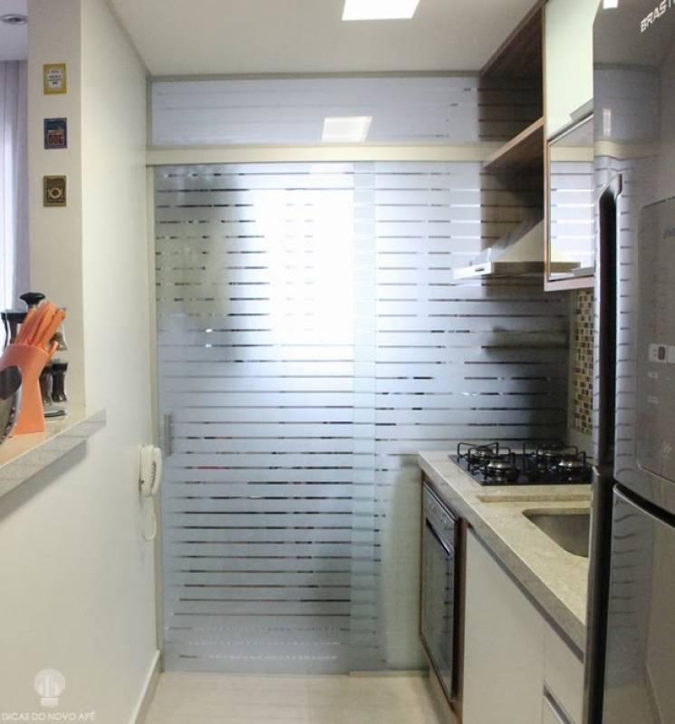 Porta de correr de vidro, porta de correr interior porta suspensa para  cozinha, casa de banho, porta de correr de alumínio e vidro ESG 76 x 205  cm